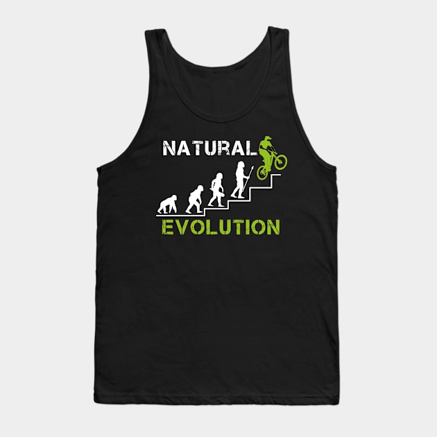 Mountain Bike Evolution MTB Downhill Freeride Biking Sports Tank Top by FunnyphskStore